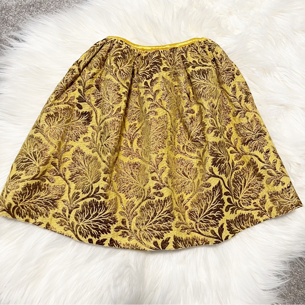 Peek Gold/Yellow Jacquard Skirt